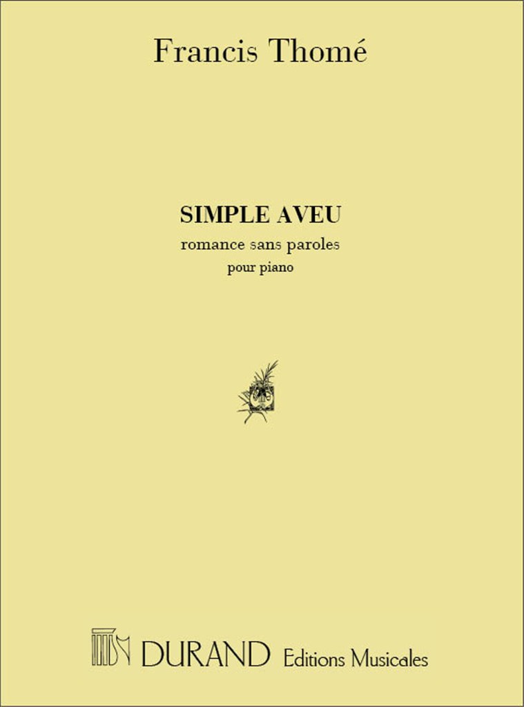 Simple Aveu Piano